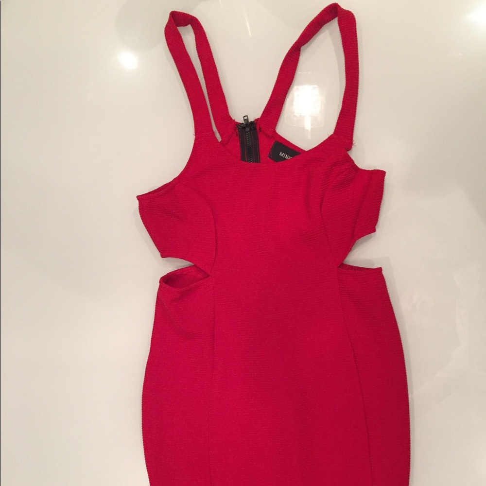 Red mini MINKPINK dress